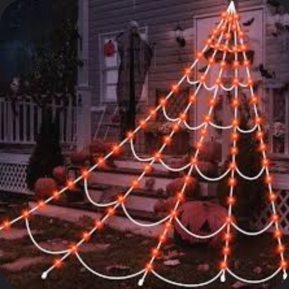 unbranded Other - Orange Bulb halloween 12x8 feet indoor outdoor